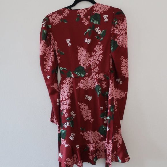 Keepsake This Moment Long Sleeve Wrap Dress Size XXS - Picture 9 of 9
